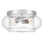 Quoizel Trilogy QZ-TRILOGY-F-S-BATH Plafondlamp 2x40W/E27 IP44