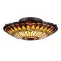 Quoizel WEST END QZ-WEST-END-F Plafondlamp 2x75W/E27