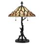 Quoizel Whispering QZ-WHISPERING-TL-VB Tafellamp 2x60W/E27 IP20