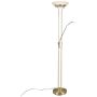 Trio ORSON R40073508 Staande lamp 2x31.5w/led 3000k 2700lm+450lm ip20