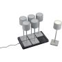 Trio FERNANDEZ R54096677 Tafellamp 6x1w/led 2700+4000+6000k 130lm ip20