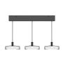 Maytoni Float MOD498PL-L25BK Hanglamp 3x25W/LED 3000K 2000lm IP20