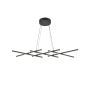Maytoni Halo MOD244PL-L50BK Hanglamp 1x40W/LED 800lm IP20