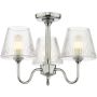 Dar Lighting Rimaz RIM5350 Plafondlamp 3x5w/G9 IP44