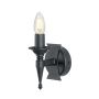 Elstead Lighting SAXON SAX1-BLK Wandlamp 1x60W/E14