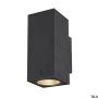 SLV ENOLA SQUARE 1003419 Wandlamp 2x20W/LED 3000/4000K 1660/1900LM IP65