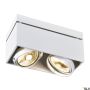 SLV KARDAMOD 117111 Opbouwspot 2x75W/GU10/ES111 IP20
