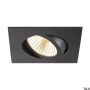 SLV NEW TRIA 1007438 Inbouwspot 1x8.6W/LED 2500K|3000K|4000K 547lm|600lm IP20