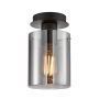 Italux Sardo SPL-5581-1SC-BK-SG Plafondlamp 1x40W/E27 IP20
