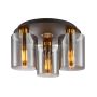 Italux Sardo SPL-5581-3SC-BRO-SG Plafondlamp 3x40W/E27 IP20