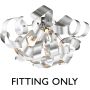 Dar Lighting Swash SWA0450-SP Ophanging 4x25w/g9