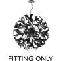 Dar Lighting Swash SWA1222-SP Ophanging 12x25w/g9