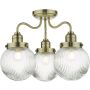 Dar Lighting Tamara TAM5375-IP44 Plafondlamp 3x40w/e14 ip44