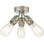 Dar Lighting Yao YAO0338 Plafondlamp 3x60w/e27 ip20
