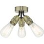 Dar Lighting Yao YAO0375 Plafondlamp 3x60w/e27 ip20