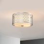 Elstead Lighting Ziggy ZIGGY-F-M-LS Plafondlamp 2x60 W/E27