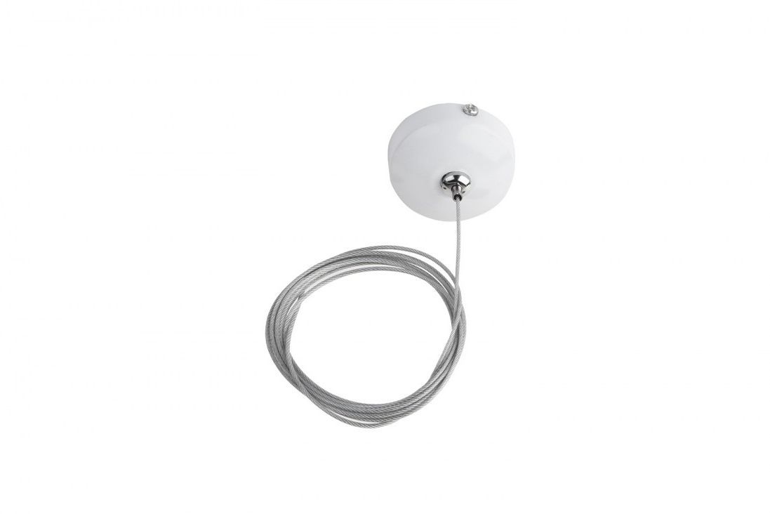 AZzardo-CEILING PLATE WH + WIRE-AZ4782-AZZAZ4782