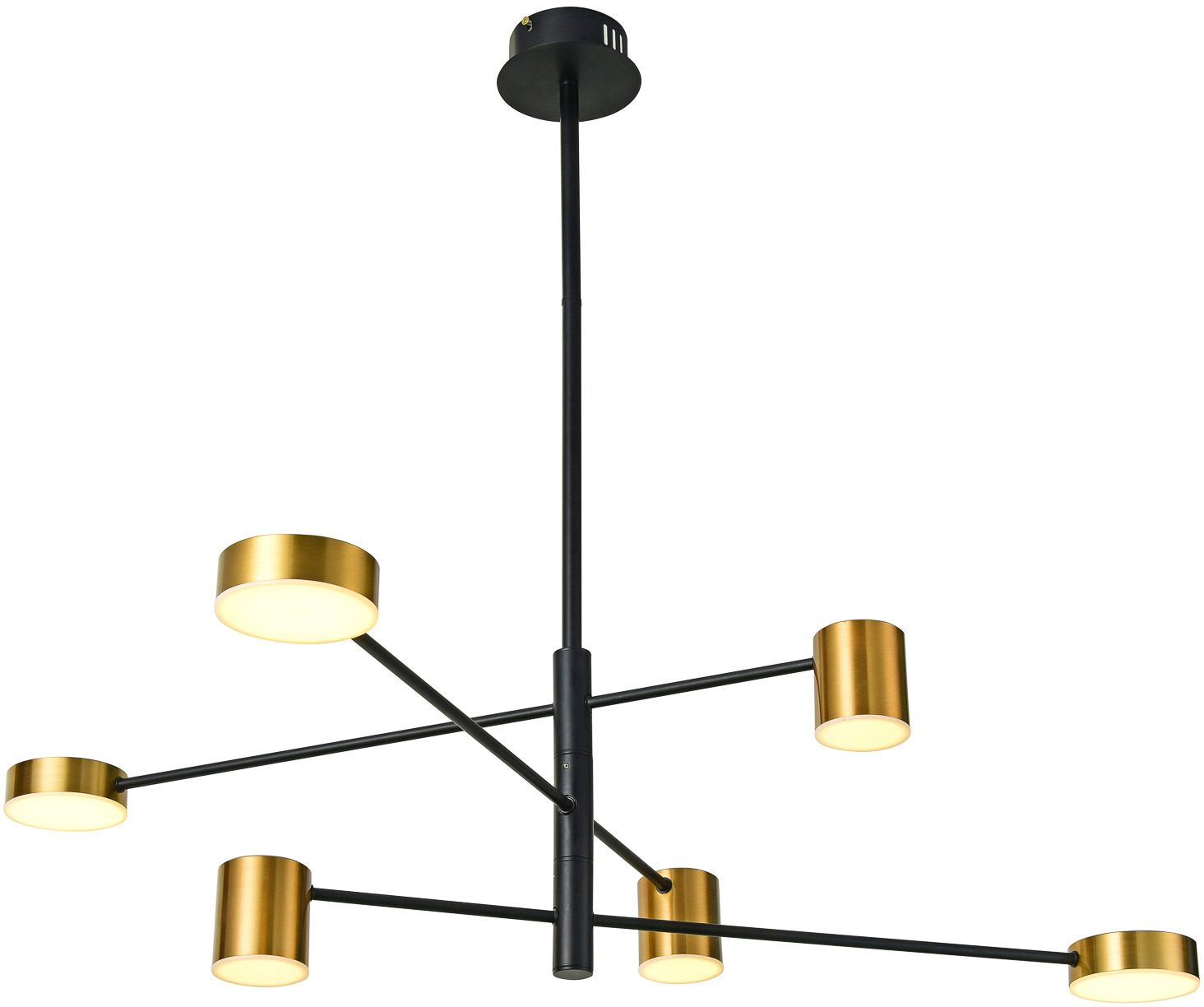 Italux-Remdal-PND-16374-6 BK+GD-ITXPND-16374-6BKGD