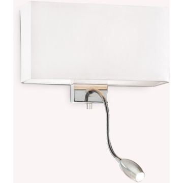 Ideal Lux HOTEL 035949 Wandlamp 1x60W/E27+1x1,5W/LED ip20