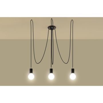Sollux EDISON SL.0370 Hanglamp 3x60W/E27
