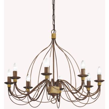 Ideal Lux CORTE 057194 Kroonluchter 8x40W/E14 ip20