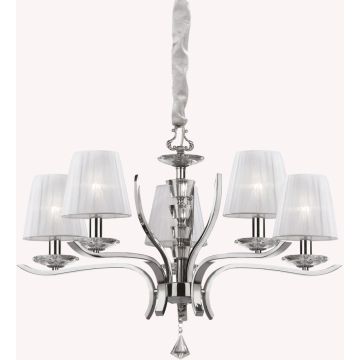 Ideal Lux PEGASO 066448 Kroonluchter 5x28W/E14 ip20