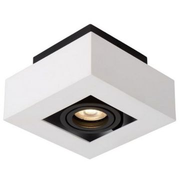 Lucide XIRAX 09119/06/31 Opbouwspot 1x5w/gu10 2200k 320lm ip20