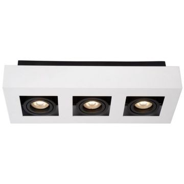Lucide XIRAX 09119/16/31 Opbouwspot 3x5w/gu10 2200k 320lm ip20