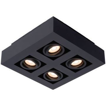 Lucide XIRAX 09119/21/30 Opbouwspot 4x5w/gu10 2200k 320lm ip20