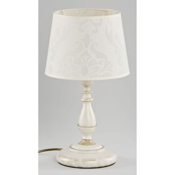Alfa ROKSANA WHITE 18538 Tafellamp 1x60W/E27