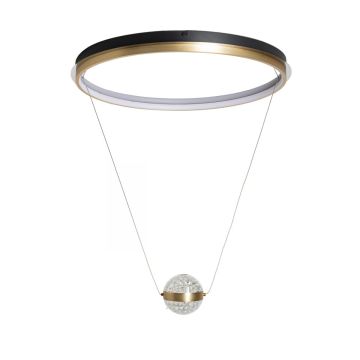 Zuma Line TURKAN 250088L-BS Hanglamp 1x40W/Led 3000K 1600lm IP20