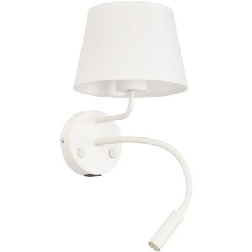TK Lighting MAJA 10204 Wandlamp 1x15W/E27+1x8W/G9 IP20