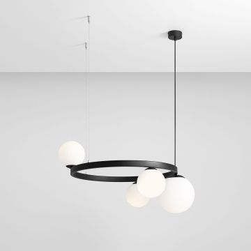 Aldex GARDA 1099L1_R Hanglamp 3x40W/E14+1x60W/E27