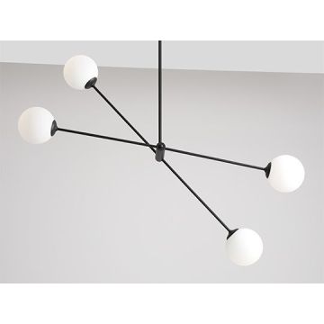 Aldex OHIO 1081PL_L1 Plafondlamp 4x40W/E14