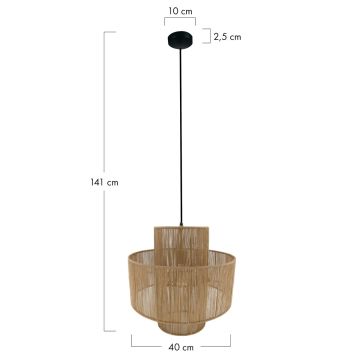 Dijk JUTE 104665 Hanglamp 1x40W/E27 IP20