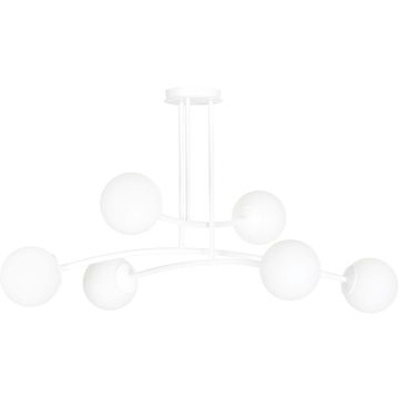 Emibig HALLDOR 1025/6 Plafondlamp 6x40W/E14 IP20