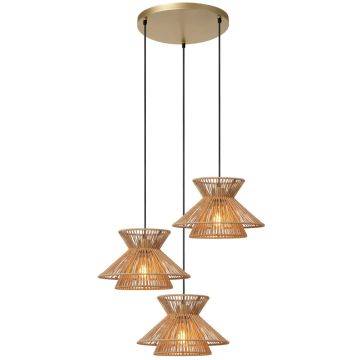 Lucide TASMAN 10420/03/72 Hanglamp 3x60w/e27 ip20