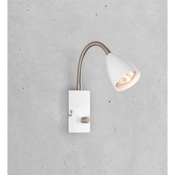 Markslojd CIRO 107410 Wandlamp met stopcontact 1x7W/GU10 IP20