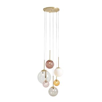 Aldex BOSSO 1119K40_R Hanglamp 6x15W/G9|E27 IP20