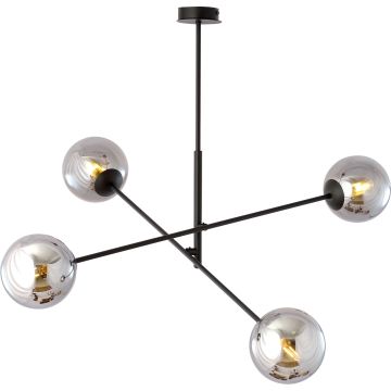 Emibig LINEAR 1167/4 Plafondlamp 4x40W/E14 IP20