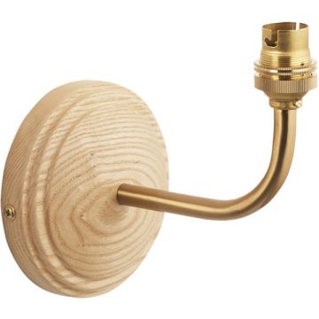 Endon Wood Arc 115076 Wandlamparm 1x7w/b22 ip20