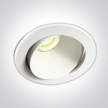 One Light The Bathroom 11106PK/W/W Inbouwspot 1x8W/LED 3000K 850lm IP54
