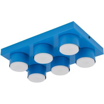 TK Lighting BRIX 11285 Plafondlamp 6x11W/gx53 IP20