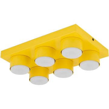 TK Lighting BRIX 11291 Plafondlamp 6x11W/gx53 IP20