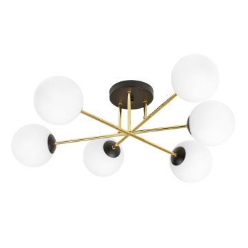 Emibig MAGNUM 1233/6 Plafondlamp 6x10W/E14 IP20