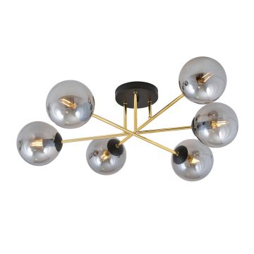 Emibig MAGNUM 1269/6 Plafondlamp 2x10W/E14 IP20