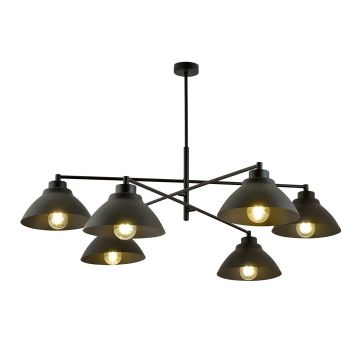 Emibig MAVERICK 1211/6 Plafondlamp 6x15W/E27 IP20