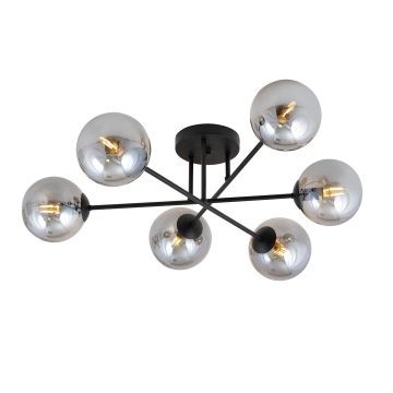 Emibig ROMA 1245/6 Plafondlamp 6x10W/E14 IP20