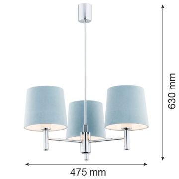 Argon BOLZANO 1383 Kroonluchter 3x15W/E27 IP20