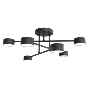 Emibig HALO 1355/6 Plafondlamp 6x8W/GX53 IP20